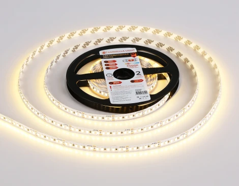 Светодиодная лента Ambrella Illumination GS1301 2835 180Led 14.4W/m 12V IP20 3000K 5m