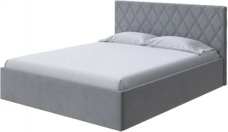 PROxSON Кровать Fresco Plus (Ткань: Велюр Ultra Осенний туман) 140x200