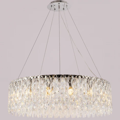 Подвесная люстра хрустальная ILLUMICO IL5051-800PZF-25 CH ELITE