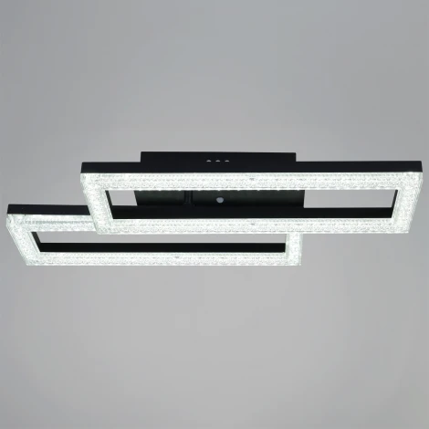 Потолочная люстра светодиодная с регулировкой цветовой температуры, яркости и ночным режимом Reluce 89560-0.3-02B BK