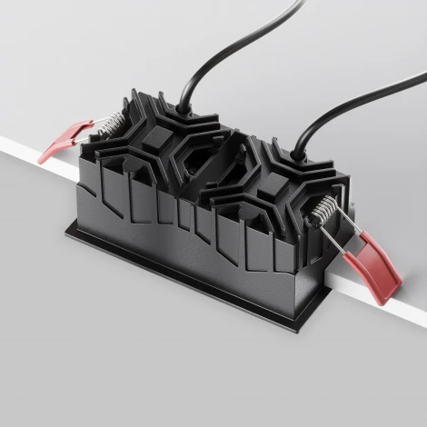 Встраиваемый светильник Maytoni Alfa LED DL043-02-10W3K-SQ-B-1 (220V)