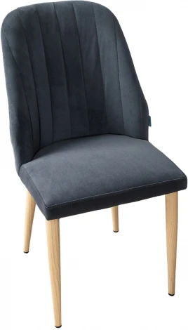 Стул R-Home Alen Diag grey_нат.дуб