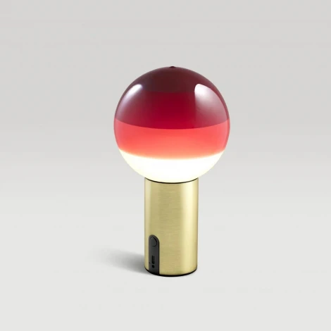 Настольная лампа Dipping Light Portable Burgundy-матовая латунь Marset A691-453-4015-27K (251324)
