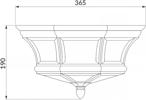 Потолочный уличный светильник IP44 Natural Concepts Newbury QZ-NEWBURY-F-PB (220V, круглые)
