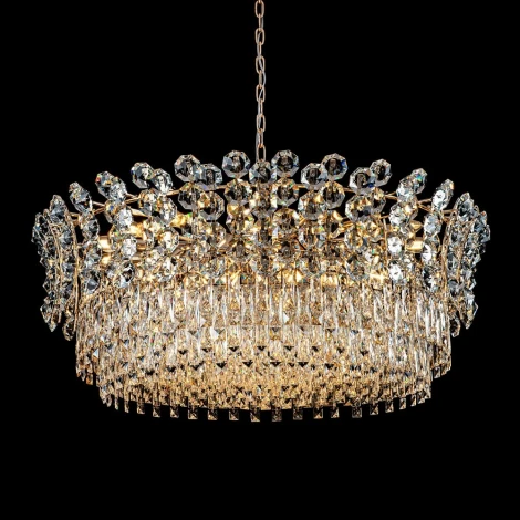 Подвесная люстра хрустальная Modelux MODELUX ML.7550.33 GD