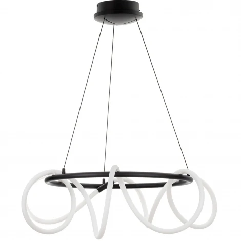 Подвесной светильник с гибким неоном и пультом Citilux Python CL220261 (регулировка яркости, LED, на тросе)