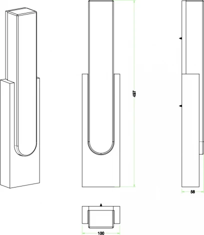 Настенный светильник Zortes Egy ZRS.30514.05 (LED, 220V)