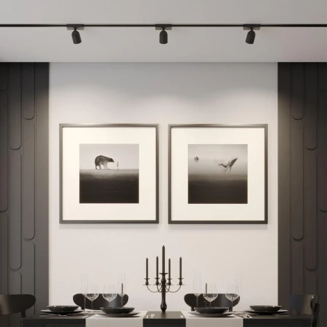 Трековый светильник однофазный светодиодный Novotech Solette 359804 черный двухжильный IP20 LED 10W 220V 4000К