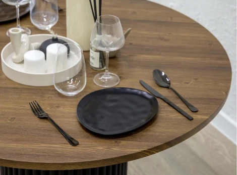 Кухонный стол Notta Барел (Металл,МДФ/Черный) арт.615166