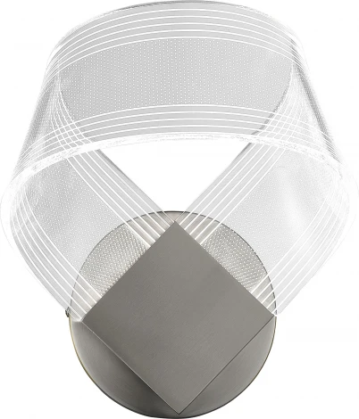 Бра ST Luce Fairy SL6235.101.04 Никель/Прозрачный LED 1*4W 4000K (220V)