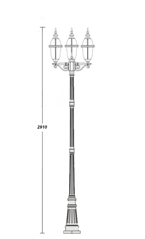 Наземный фонарь Oasis Light Florida 89410 B