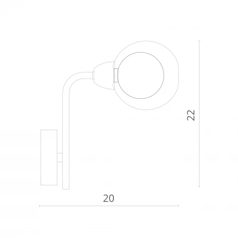 Бра Divinare Dallas 3360/15 AP-1