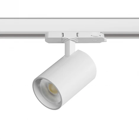 Трековый светильник трехфазный светодиодный LED 24W 220V с адаптером Lightstar Alta Base A5246QT