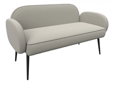 Диван прямой Лига-086 (Фанера/Металл/Рогожка/Бежевый) Лига Диванов 131080