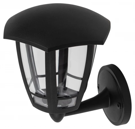 Настенный фонарь уличный светодиодный ЭРА ДБУ 07-8-005 3000К «Дели 1» черный