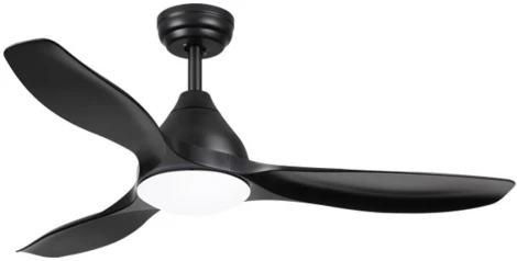 Люстра на штанге-вентилятор Sonex Storm 7701/24L черный LED 24Вт 3000-6000K D1220 пульт ДУ VIVA (вертолет)