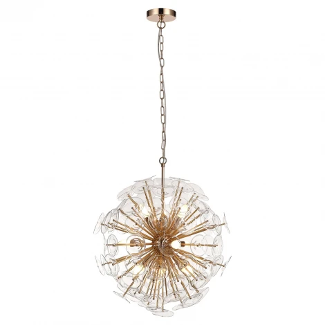Подвесная люстра Lussole Shelby LSP-8385 (220V, на цепи, шар, IP21)