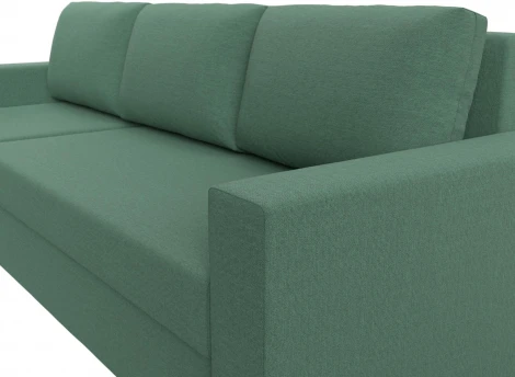 Диван угловой Траумберг Лайт левый угол (Зеленый/Рогожка) Лига Диванов арт.121141L