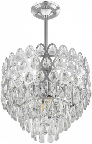 Потолочная люстра хрустальная на штанге Arte Milano Sorrento-2019 372019/6/300/390 CR (220V)