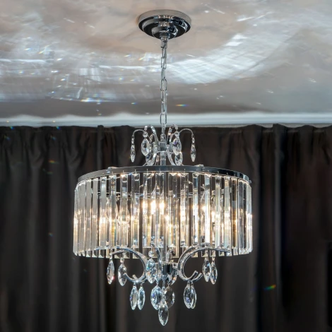 Подвесная люстра Citilux Инга CL335161 (220V, подвески, на цепи, круглые)