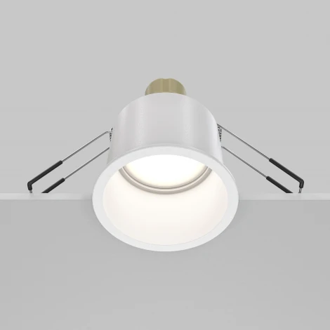 Встраиваемый светильник Reif GU10 1x50Вт Maytoni Technical DL049-01W (220V, круглые)