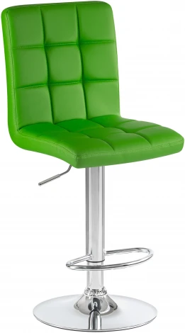 5009-LM KRUGER,  цвет сиденья зеленый, цвет основания хром Стул барный KRUGER (зелёный)