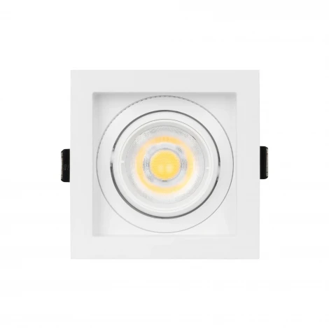 Встраиваемый светильник светодиодный MS-VORTEX-BUILT-S90x90-12W Warm3000 (WH-WH, 40 deg, 230V) (Arlight, IP20 Металл) 057914