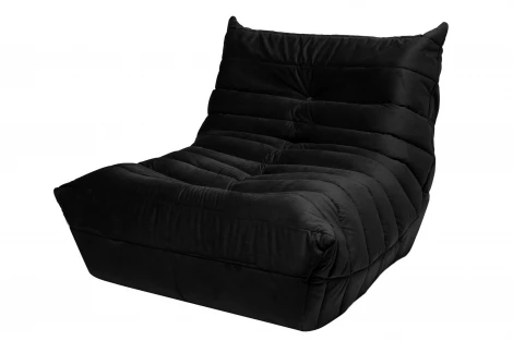 Диван Dreambag Маршмеллоу Черный 1 секция 7312400