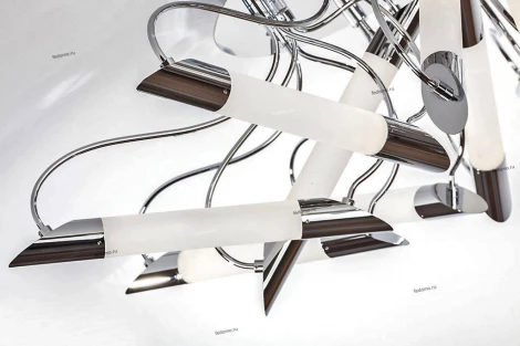 Потолочная люстра IDLamp Milada 401/9PF-LEDChrome