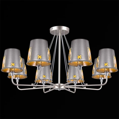 Потолочная люстра на штанге ILLUMICO IL9407-8PSQ-29 CHS CR (220V)