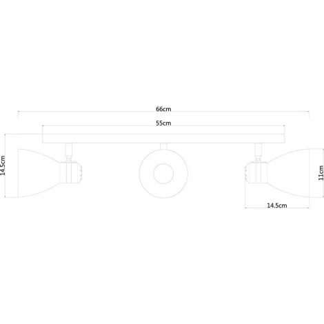 Спот Arte Lamp Mercoled A5049PL-3BK