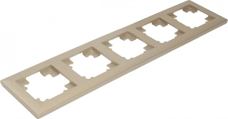 Рамка на 4 поста (шампань) Stekker Катрин 39806