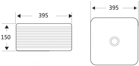 Рукомойник BelBagno BB1421 накладной