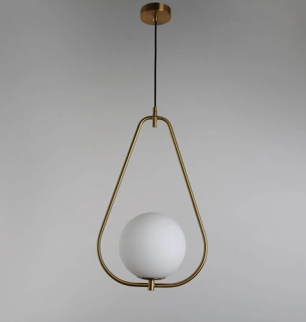 Подвесной светильник Lumina Deco Panari LDP 6832-200 WT+MD (220V, на проводе, шар)