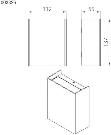 Настенный светильник светодиодный IP65 Elstead Dwell NC-013326-DG (220V)