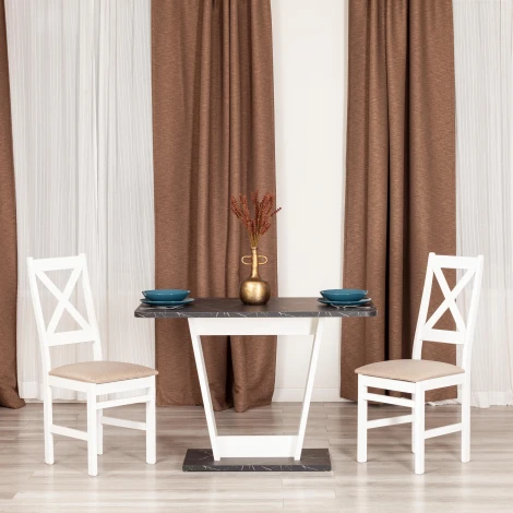 Кухонный стол Tetchair TIBI (ЛДСП/Черный,Белый) 20613