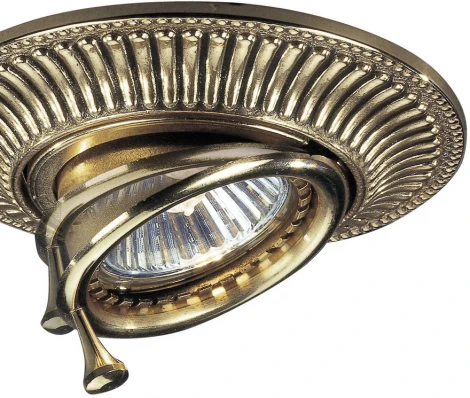 Встраиваемый точечный светильник Reccagni Angelo 1082 SP Oro (220V)