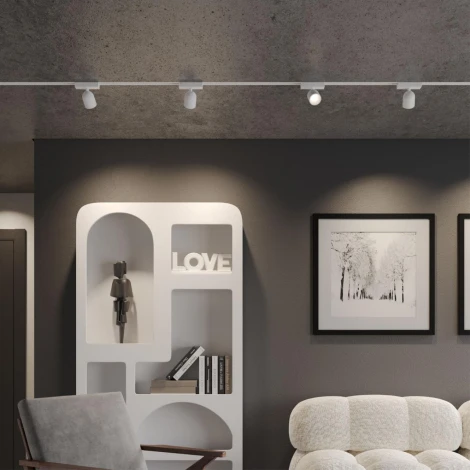 Трековый светильник однофазный светодиодный Novotech Solette 359806 белый двухжильный IP20 LED 10W 180-265V 4000К