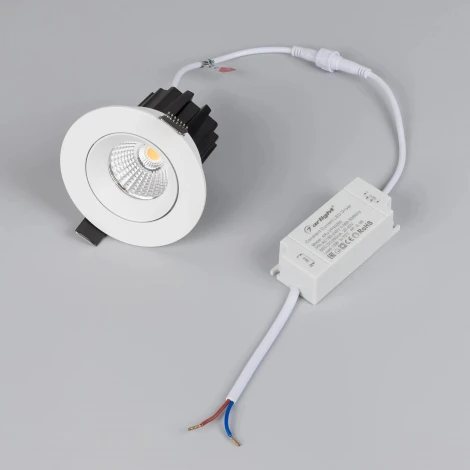 Встраиваемый точечный светильник MS-ATOLL-BUILT-TURN-R94-10W Day4000 (WH, 60 deg, 230V) (Arlight, IP54 Металл) 044600 (LED)