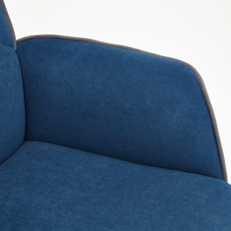 Кресло CHARM синий (флок)