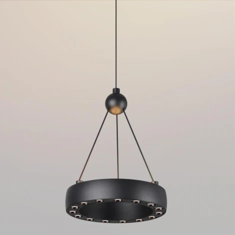 Светильник подвесной светодиодный Novotech Turn 359396 LED 12W вниз/5W вверх 220V 1360Лм 3000K (на проводе, кольцо)