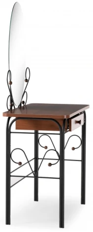 Туалетный столик Woodville Клео 3 черный / орех 446222