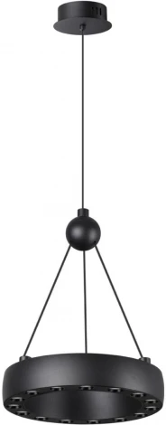 Светильник подвесной светодиодный Novotech Turn 359396 LED 12W вниз/5W вверх 220V 1360Лм 3000K (на проводе, кольцо)