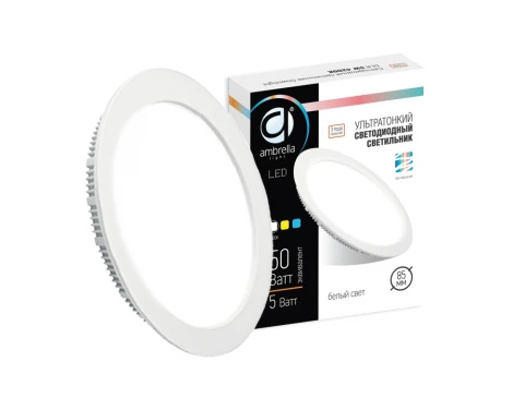 Встраиваемый точечный светильник Ambrella Led Present Plastic 300054 (220V)