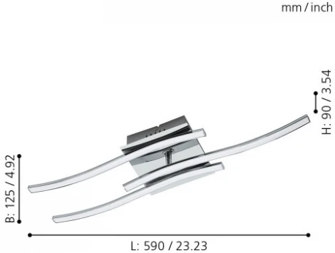 Потолочная люстра Eglo Valmora 96326 (LED, 220V)