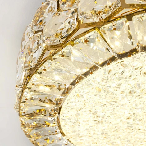 Потолочный светильник светодиодный хрустальный с регулировкой цветовой температуры LED4U L1181-400 BS