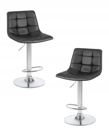 Набор 2 шт стул барный DOBRIN TAILOR (чёрный)