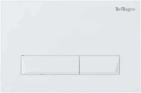 Кнопка смыва BelBagno Marmi BB009-MR-BIANCO белая