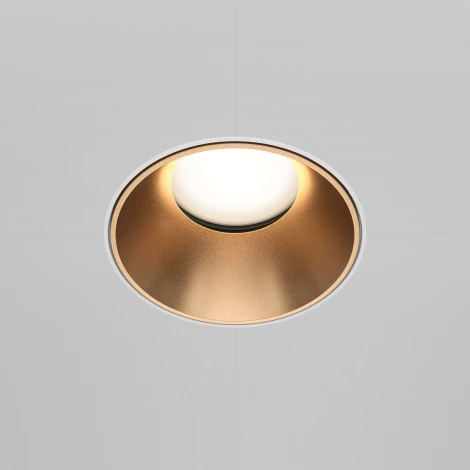 Встраиваемый светильник Share GU10 1x10Вт Maytoni Technical DL051-U-2WMG (220V, круглые)