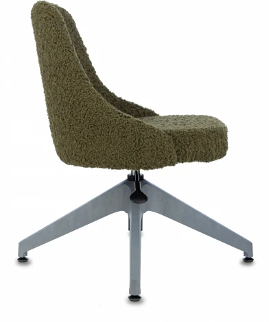 Кресло Бюрократ CH-340GLZ хаки экомех крестов.4-луч. пластик пластик серый